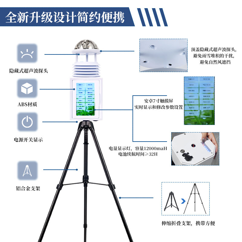 應(yīng)急救援便攜式氣象站